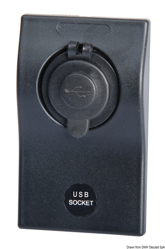 Additional module for panel USB-A + USB-C
