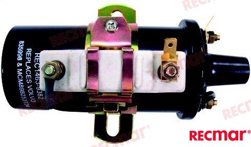 Катушка зажигания OEM: Pleasurecraft: R117001; Mercruiser: 26433, 32193, 32193A2, 38547, 392-806529A1, 392-898253T24, 806529A1, 898253T24