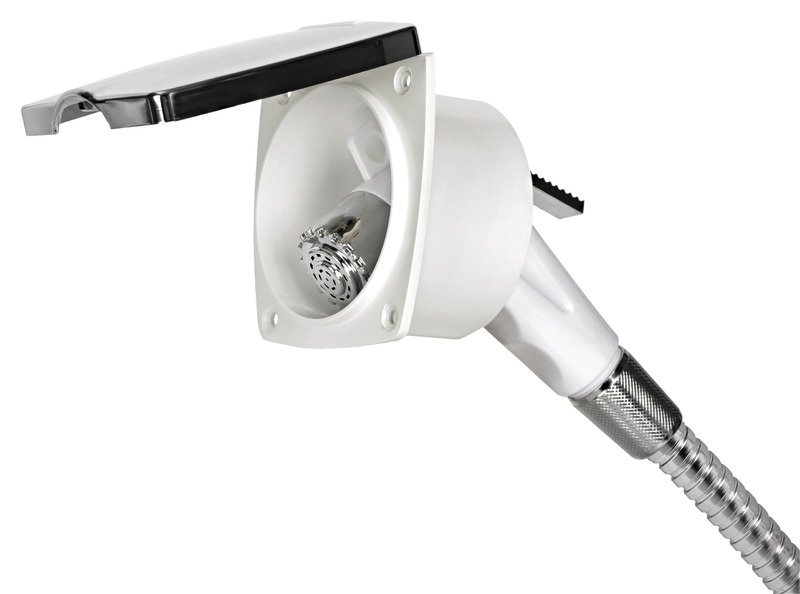 New Edge chromed shower box SS hose 2.5 m