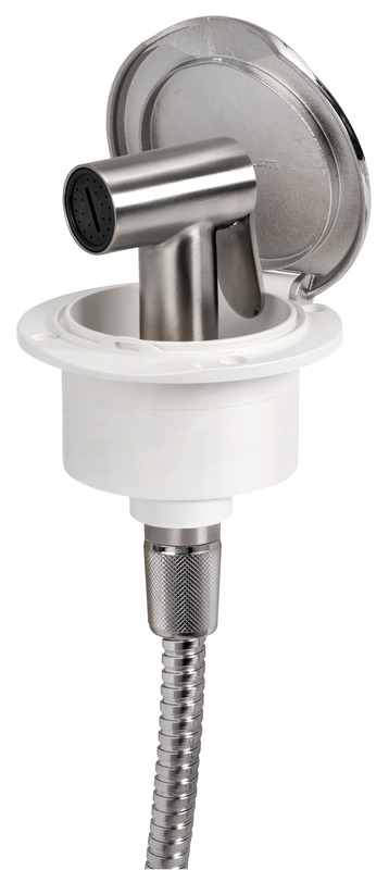 Classic Evo deck shower SS Tiger SS hose 4m