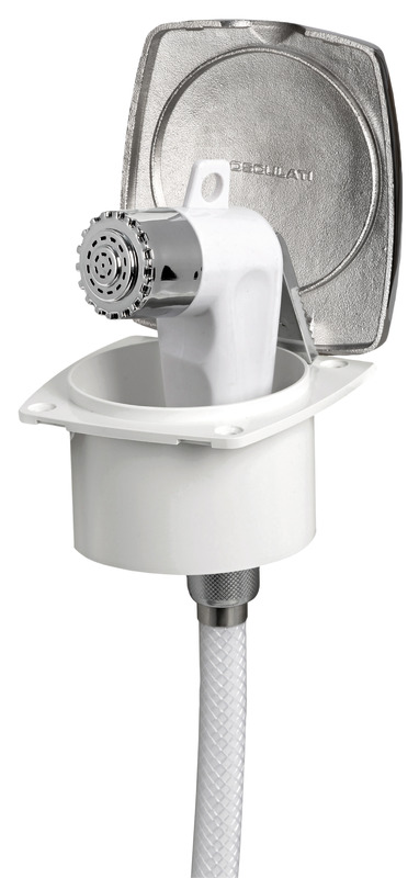 New Edge SS deck shower PVC hose 4 m