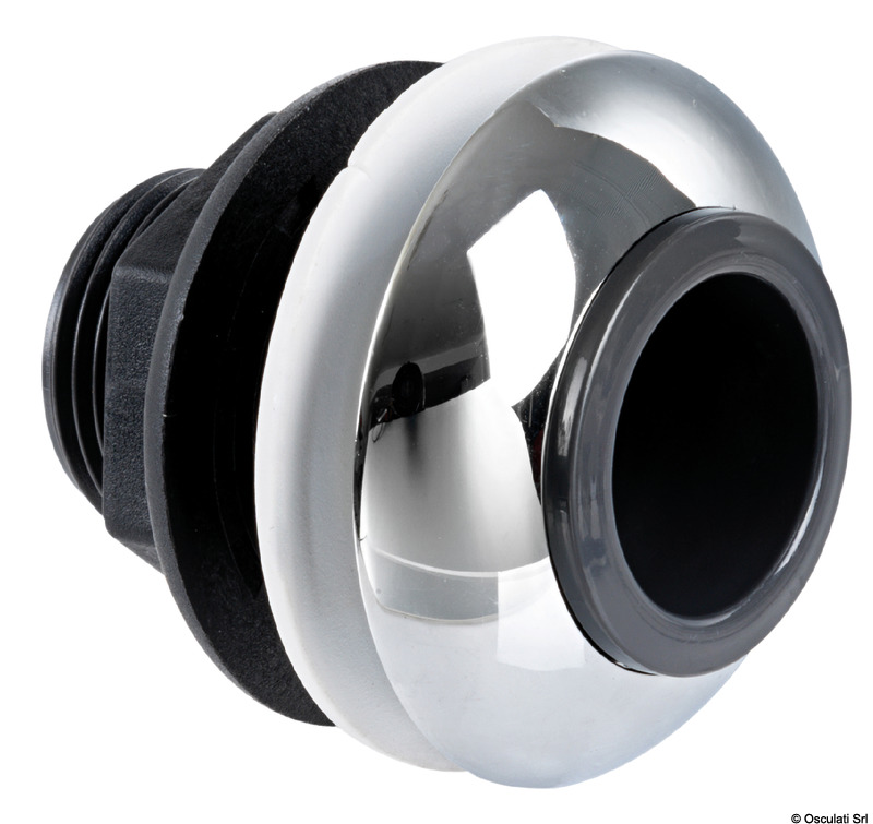 Push button shower white PVC hose 2.5 m