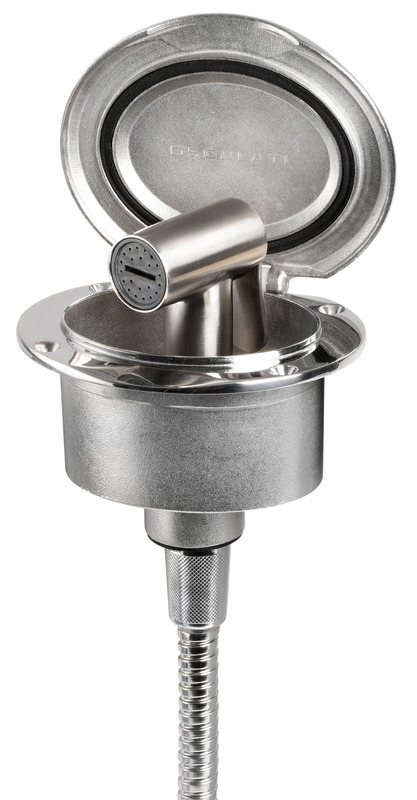 Elissa deck shower w/Tiger shower SS hose 4m