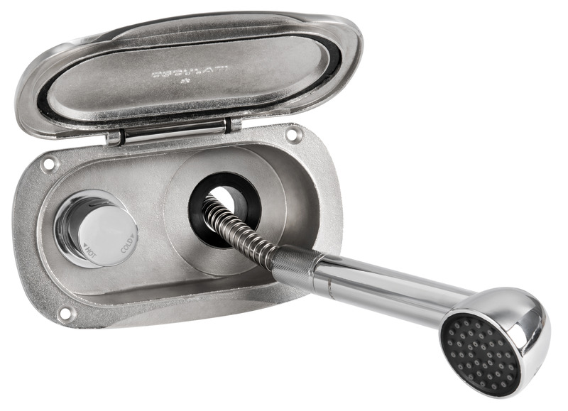 Elissa deck shower Keji II mixer SS hose 2.5m