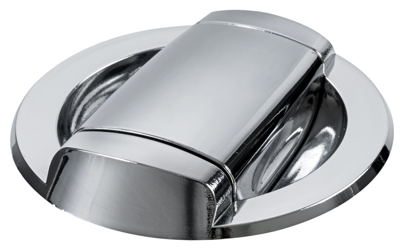 Saturn shower w/horizontal mixer chromed