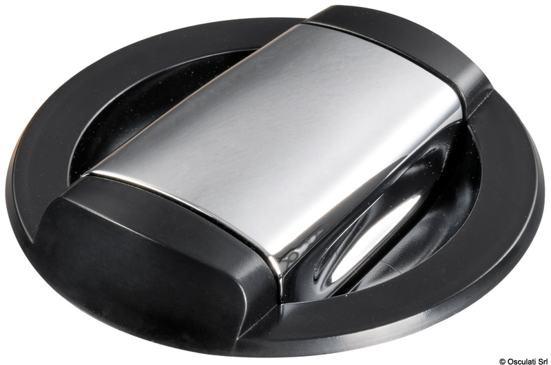 Saturn shower w/horizontal mixer black