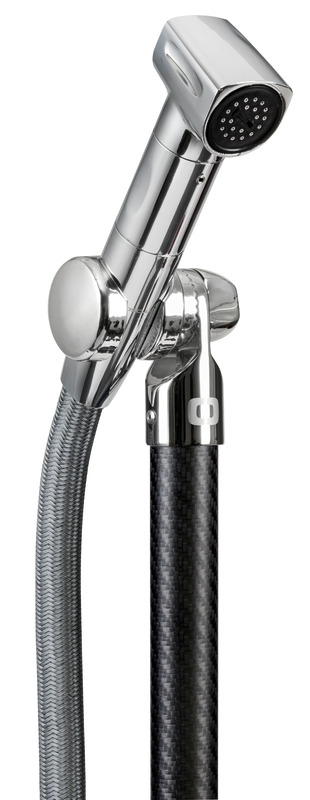 Telescopic carbon rod for shower Saturn