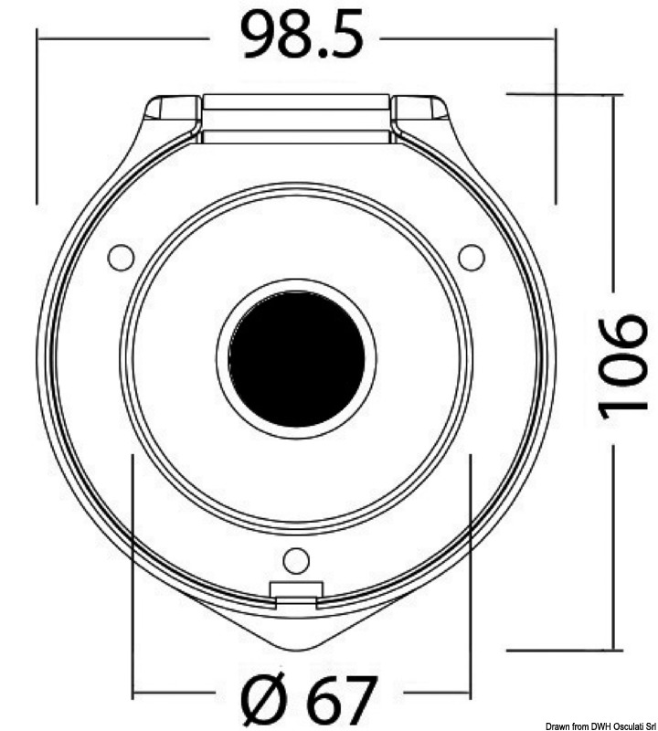 Classic Elegant shower enclosure+ door rear outlet
