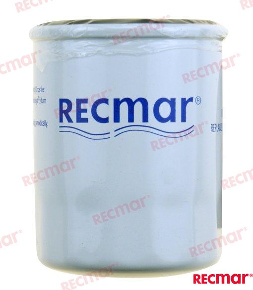 Oil filter for Honda, Tohatsu OEM: Mercruiser: 35-8M0154779; Honda: 15400-P0H-305PE, 15400-PH1-F03, 15400-PLC-004, 15400-PLM-A01PE