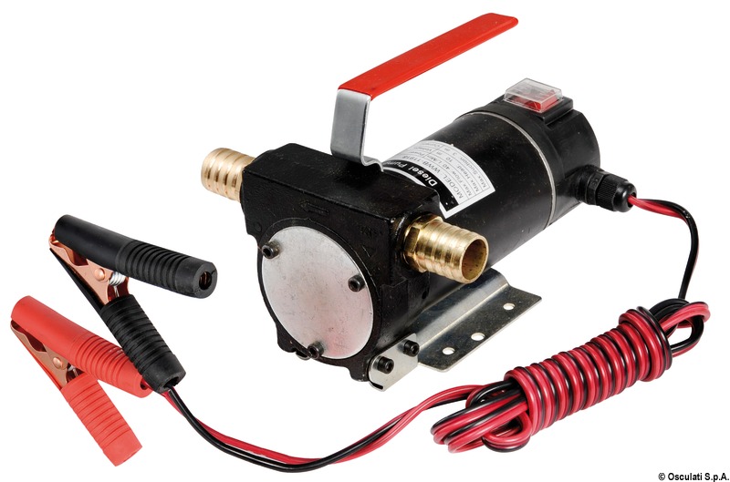 Pump for gasoil pouring 12 V 50 l/min