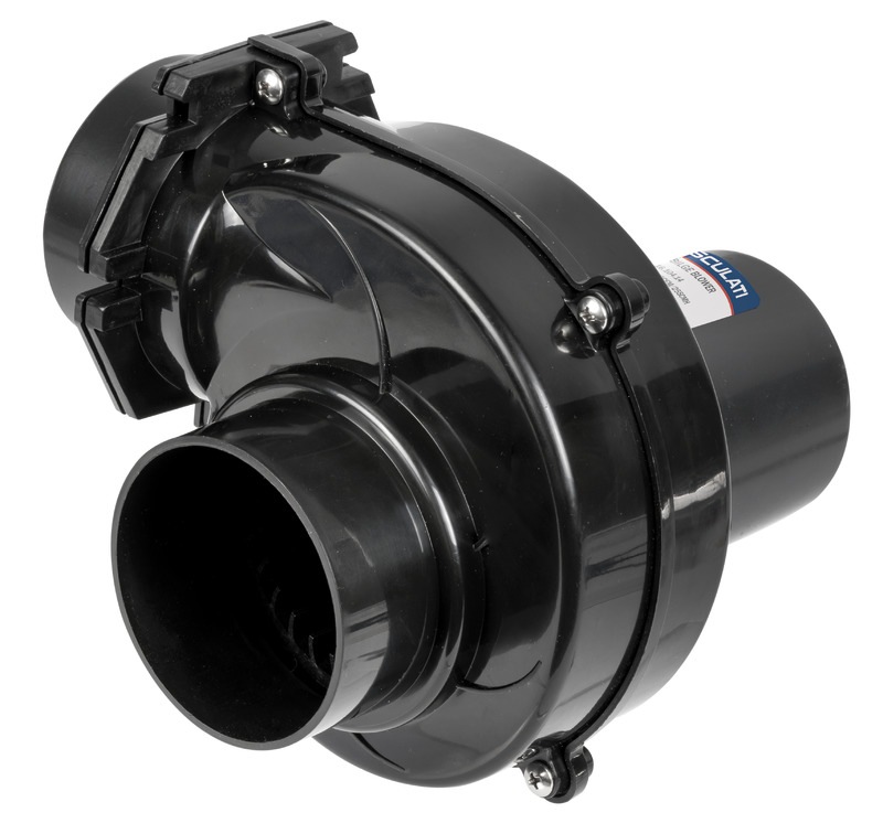 Bilge gas extractor fan 12V 255 m³/h 2,5 A