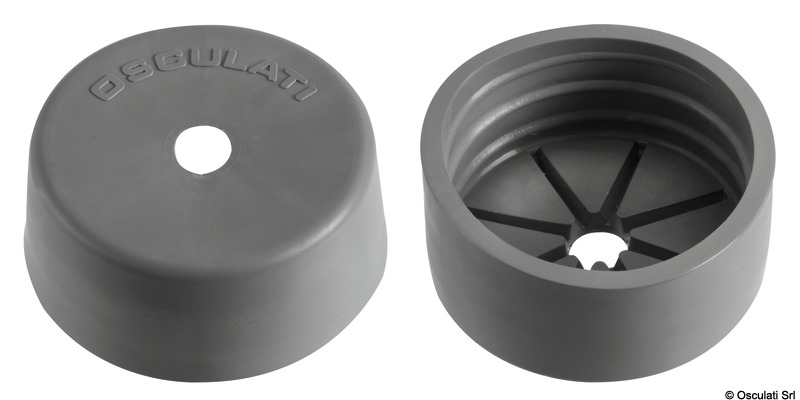 End cap for tubes 16.104.40 grey