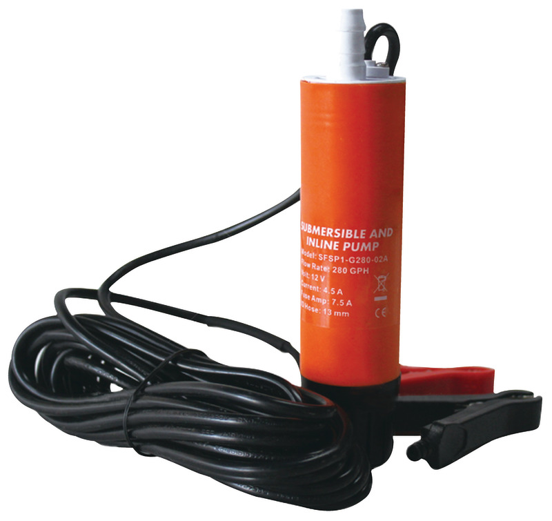 Submersible centrifugal pump 12V - 18l/min