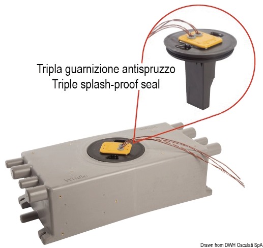 WHALE grey water tank 20 w/IC sensor