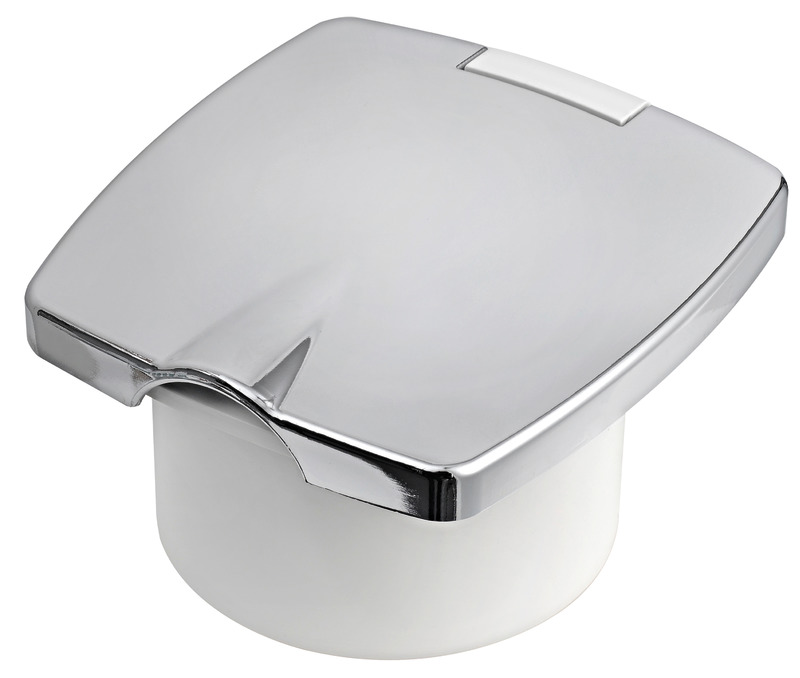 Heavy Duty New Edge fresh water chromed inlet