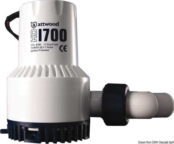 Attwood Heavy Duty bilge pump 12 V 5.7 A