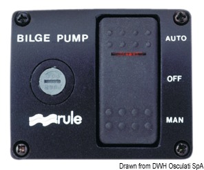 Rule DeLux switch for bilge pumps 12 V