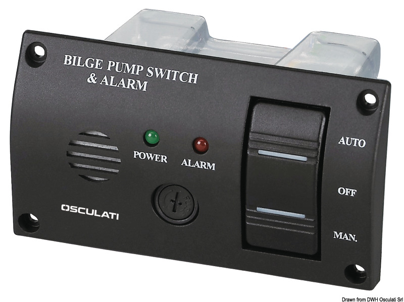 ON-OFF-ON control panel f. bilge pumps