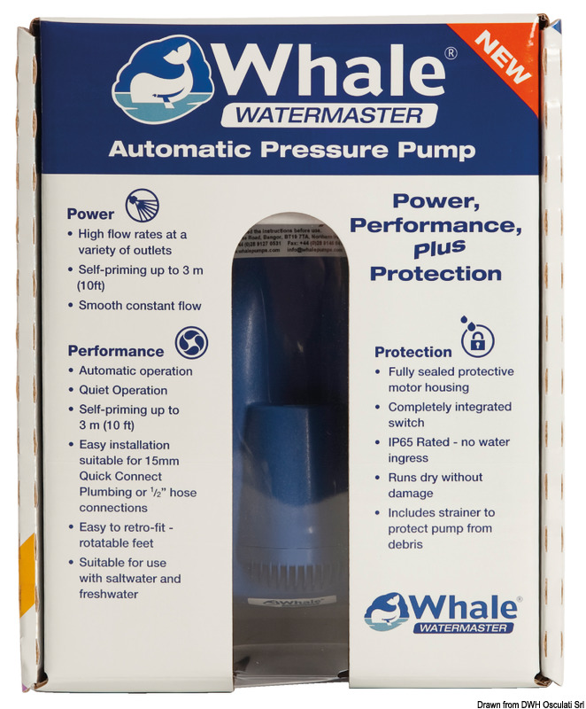 WHALE Watermaster water pump 11.5 l/min 12V retail