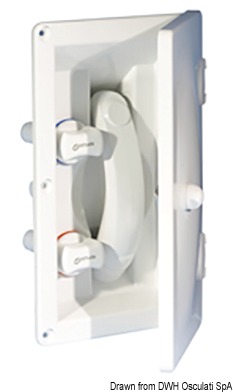 Whale flush mount shower no cover cold/hot water