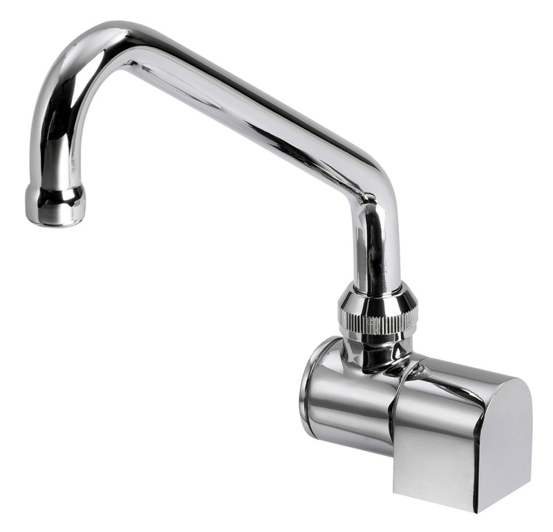 Chromed brass folding spot