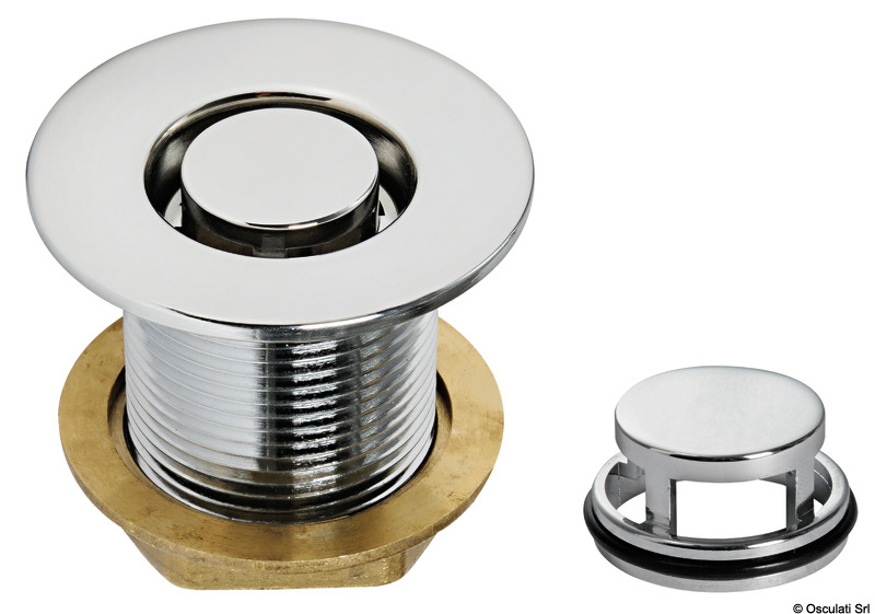 Cockpit drain all thread 1" 1/4