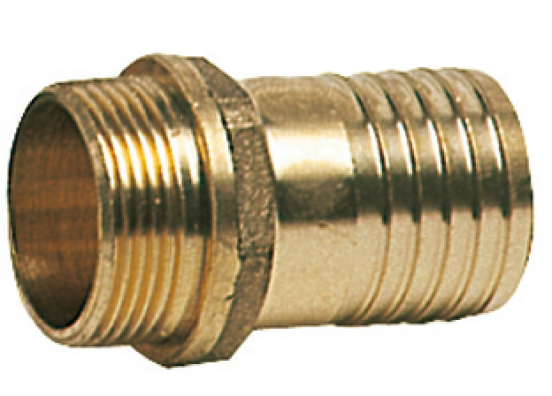 Cast brass male hose adaptor 1/2" x 20 mm