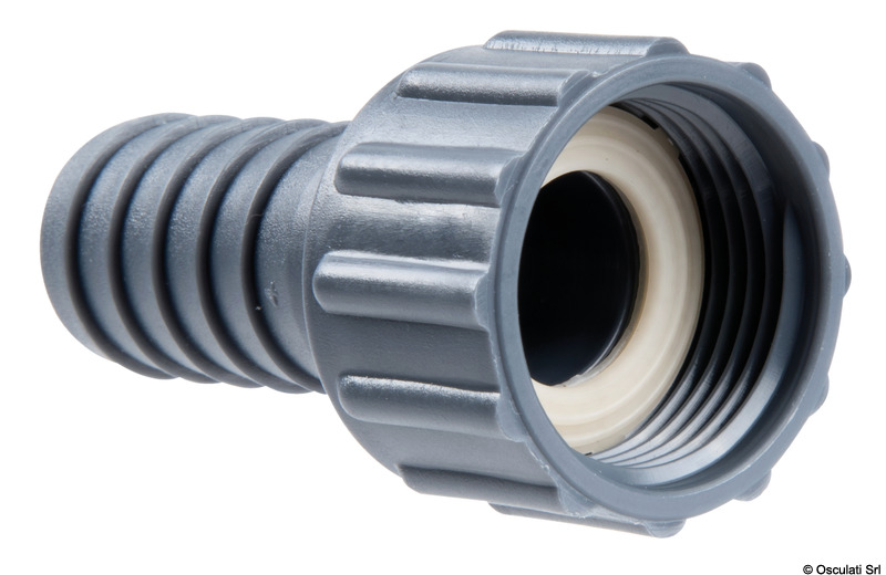 Straight female hose adapter 3/4" x 19 mm