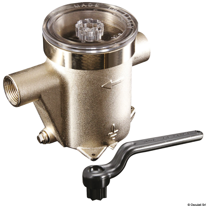 Nickel-plated brass water purification filter 3/8"