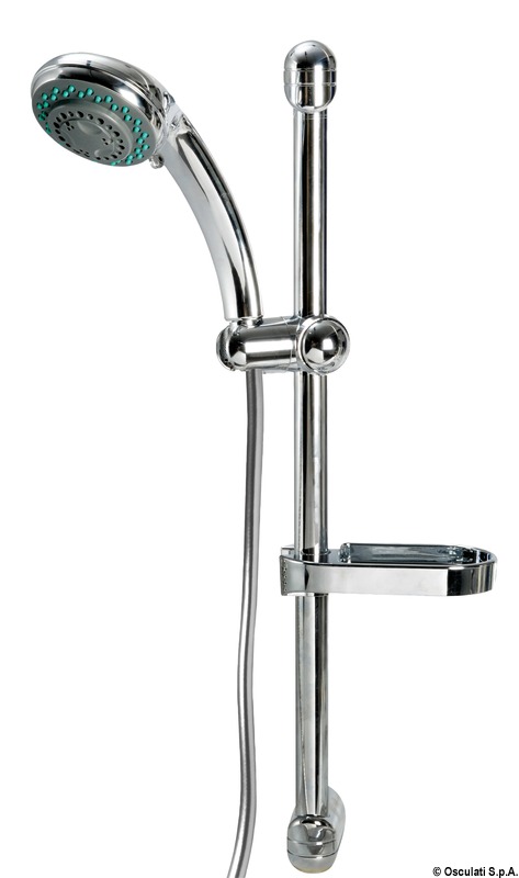 Wash shower rail 150 cm chromed