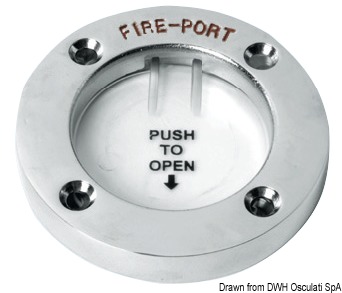 Fire Port polished SS