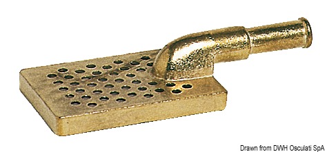 Brass suction strainer, very large