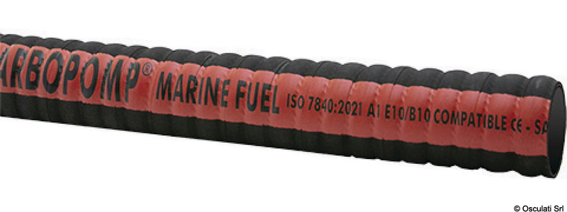 Metal spiral fuel hose 50 x 63 mm 10 m