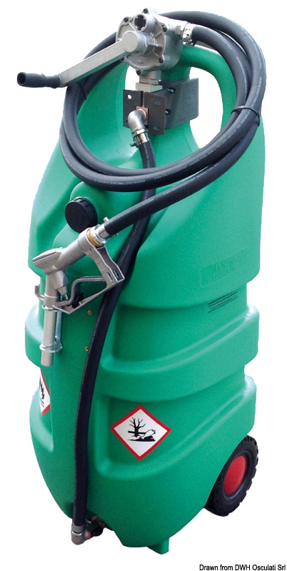 Petrol container w/tyres ADR-tested 110 l