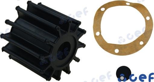Water Pump Rotor OEM: Volvo: 834794, 876120; Jabsco: 18777-0001-P, 22120-0001
