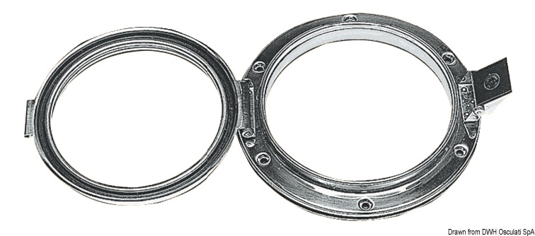 Vemefa portlight mirror-polished SS 125 mm