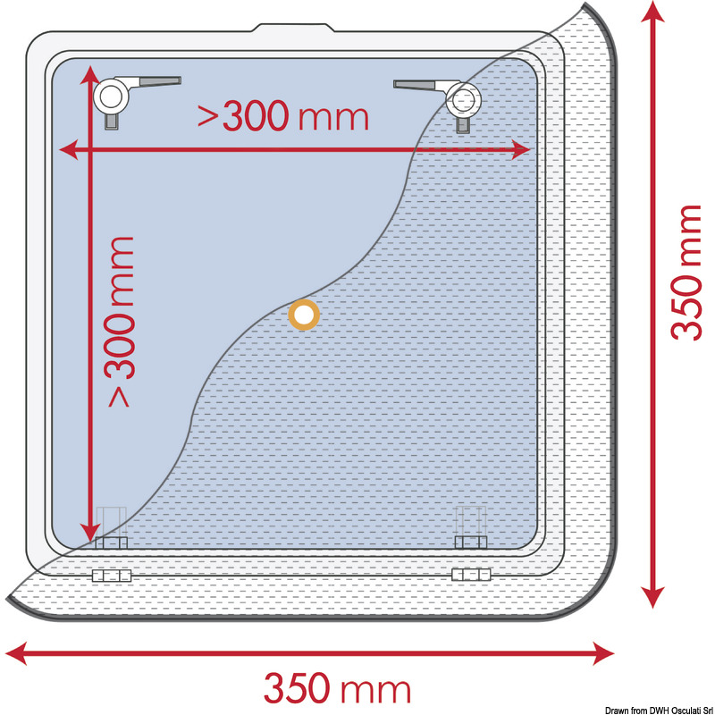 Flyscreen 350 x 350 mm