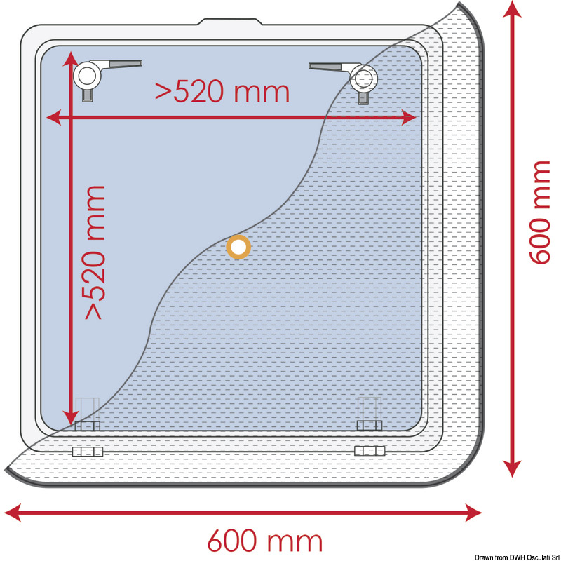 Flyscreen 600 x 600 mm