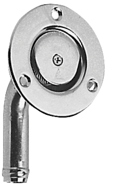 Flush SS fuel vent head 66 mm hose adaptor 19 mm