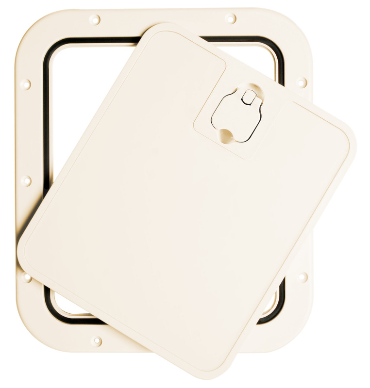 Cream inspection hatch removable lid 305 x 355mm