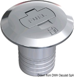 Fuel straight deck filler 38 mm