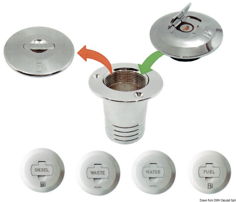 Fuel deck filler without joint pin