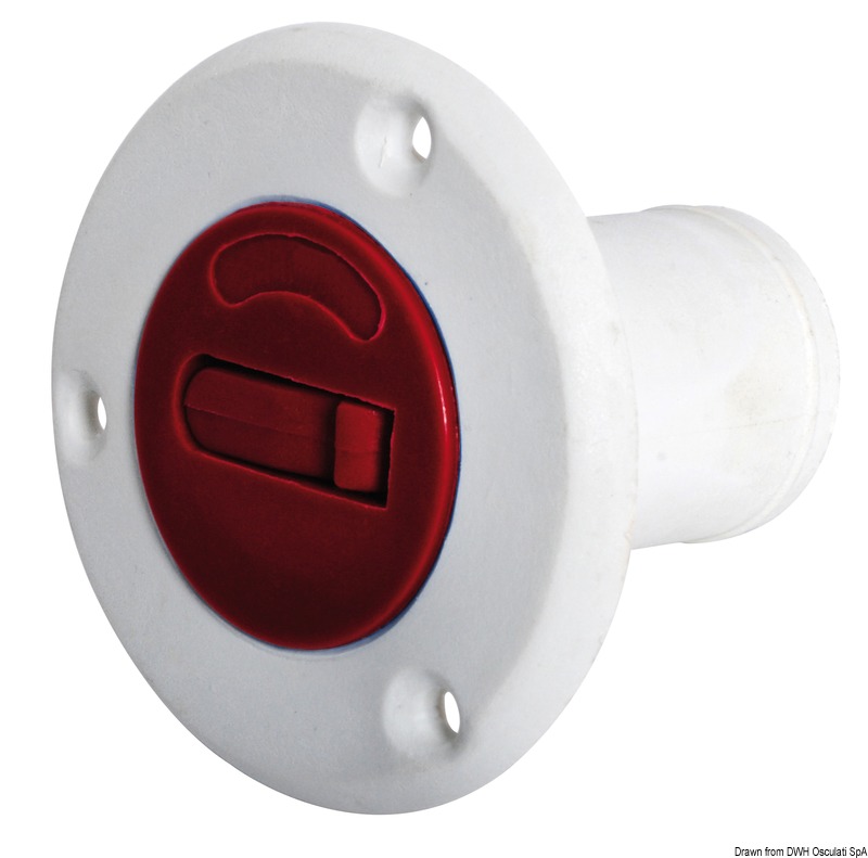 Nylon/fiberglass FUEL plug red 50 mm