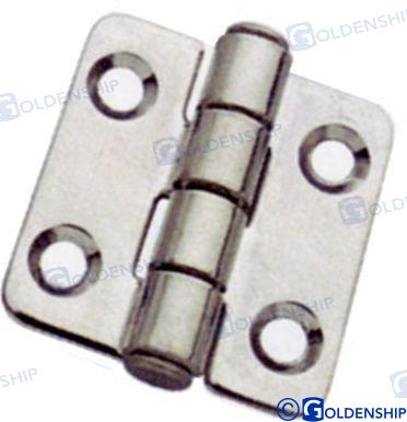 Hinge 39x39x2 mm (2 pcs.) SS