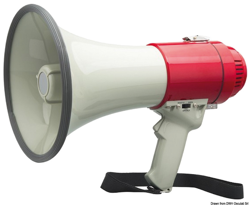 Megaphone w/siren and whistle