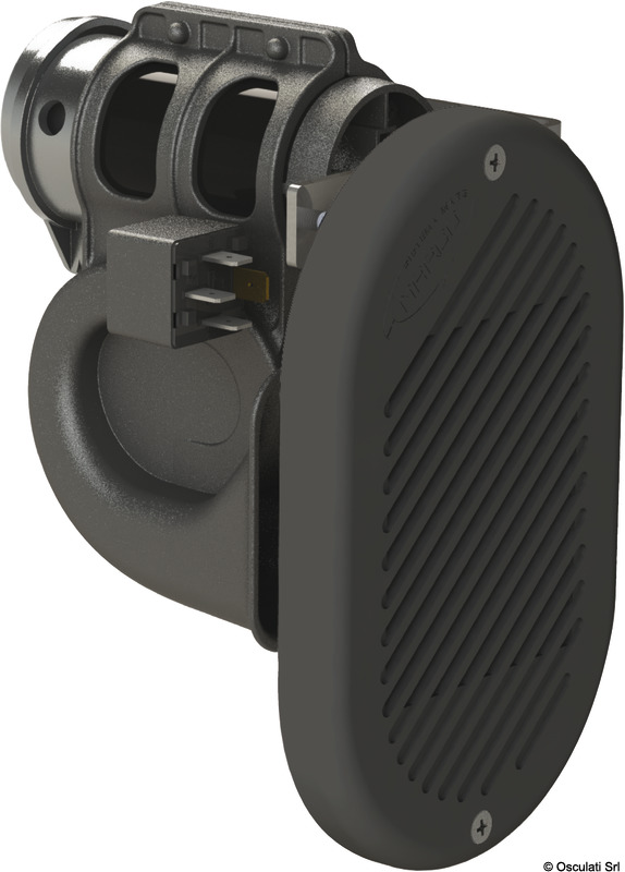 HURRICANE electropneumatic black horn 12 V