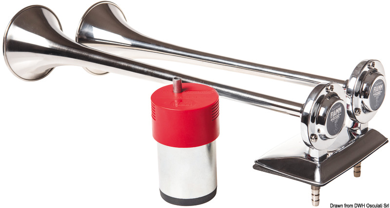 FIAMM trumpet horn w/compressor 12 V