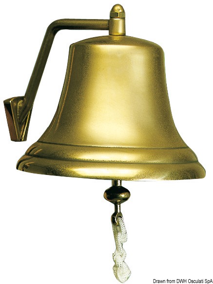 Bronze ship's bell 210 mm RINA approved up to 20 m