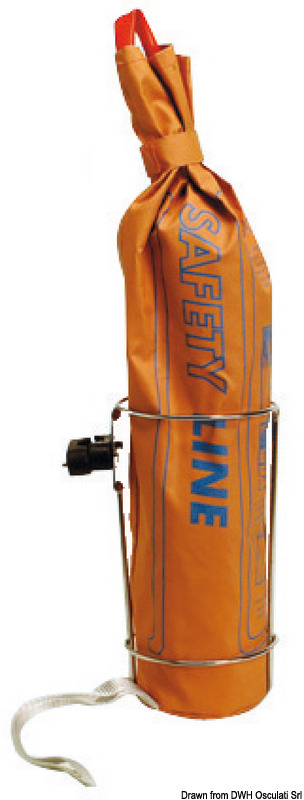 Fluo throwing line rope 28 m