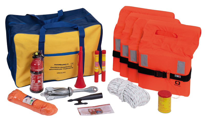 Marsupio kit 4 people within 12 miles, without flares